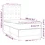 Vidaxl Box spring postelja z vzmetnico krem 100x200 cm blago