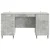 Stol Betonska siva 142,5 x 50 x 75 cm Konstruirano drvo