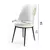 HANAH HOME Set 4 stolice Dexa Cappuccino White