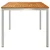 TrpezarijskiStol Smeđa 150 x 90 x 75 cm Čvrsto teak drvo