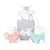 Plišasti zajček Chubby Rabbit Water Plume Kaloo turkizen 18 cm iz nežnega materiala v darilni embalaži od 0 mes