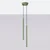 Sollux SL.2134 - Luster na sajli PASTELO 2xG9/8W/230V zelena