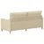vidaXL Kavč Krem 196 x 81 x 87,5 cm Blago