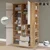Hanah Home Multifunkcionalna komoda, Krem