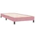 Vidaxl Box Spring postelja brez vzmetnico Pink 100x220 cm Žamet