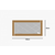 HANAH HOME Ogledalo Pierre Bronze White v2