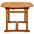 Vrtni blagovaonski stol (160 - 240)x100x75 cm od drva bagrema
