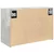 Kupaonski zidni ormarić beton sivi 60x25x40cm konstruirano drvo
