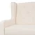 2-dijelni set sofa od tkanine krem bijeli