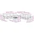 Set vanjskih sofa 9 pcs Bijela i krem 79 x 79 x 37 cm Poliester