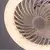 Rabalux 74031 - LED podna lampa sa ventilatorom 1xE27/16W/230V