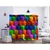 artgeist Paravan Colorful Geometric Boxes I, 5-Delni, Dvostranski