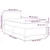 Vidaxl LED Box Spring Postelja Svetlo siva in bela. 100 x 200 cm