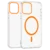 Transparent Color Ring MagSafe maska za iPhone 13 Pro Max – Narandžasta