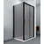 Tuš vrata Copen Atlas black 120x195 (C-02-B4120)