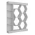 Hanah Home Sueno White Polica za knjige 140x29.6x177.4 cm, Bela