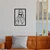 Wallity Zidna dekoracija Coffee Time, 33x50cm, Crna