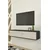 Hanah Home komoda Didema, 120 cm, antracit / travertin