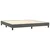 Vidaxl Box spring postelja z vzmetnico temno siva 200x200 cm žamet