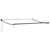 Nadstrešnica Crna 300 x 250 x 165 cm Poliester i metal