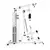 KLARFIT večnamenska fitness naprava Ultimate Gym 3000, bela