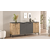 Hanah Home Komoda 160x71,8x40cm Bež-Antracit