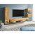 P & B Dnevni Regal Amadeo, Barva Hrasta, Led, 4-Delno