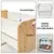 Hanah Home Polica za knjige, 57x55x34cm, Bela