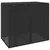 Kutija za smeće 2 pcs Crna 130 x 80 x 115 cm Polietilen