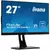 IIYAMA Monitor Prolite, 27 ETE, ULTRA SLIM LINE, 2560x1440 WQHD, IPS, 5ms, FreeSync, 13cm height adj. stand, 350cdm˛, VGA, HDMI, DisplayPo