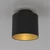 Plafonska lampa ARDEN 1xE27/15W/230V, prečnik 18 cm, crna