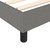 vidaXL Box spring posteljni okvir temno siv 160x200 cm blago