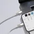 BASEUS Kabel za iPhone USB-C – Lightning serije Metal Data 20 W PD, 2 m – bel