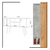 Wallity Komoda HAVANA 120x80x40cm Hrast-Žuta