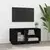 TV ormarić Crna 80 x 35 x 40,5 cm od masivne borovine