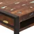Vidaxl Toaletna mizica večbarvno 100 x 50 x 75 cm Trden predelan les