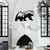 Wallity Zidna dekoracija Orso-1, 71x41 cm, 1.5 mm, Crna