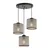 Opviq Luster Multi Balance, 32cmx32cm, Crni