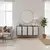 HANAH HOME Komoda Tuna 120 White Silver