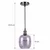 BRILAGI -LED Luster na sajli RETRO GLASS 1xE27/60W/230V preč. 14 cm crna/zadimljena siva