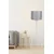 Opviq Podna lampa 106, Belo-siva