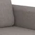 Dvosjed od tkanine smeđesivi 120 cm