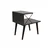 Hanah Home Cross Anthracite Komoda, Crna