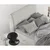 Svetlo siva boxspring postelja s prostorom za shranjevanje 200x200 cm Melba – Maison de Reve