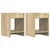 Stalak za biljke s policom 2 pcs Sonoma hrast 30 x 30 x 40 cm
