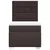 Vidaxl Box spring postelja z vzmetnico temno rjav 90x190 cm blago