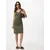 Kaffe Vsakodnevna obleka Sara 10500655 Zelena Regular Fit