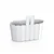 Prosperplast Stenski sadilnik Boardee DDES280 | Bel