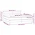 Vidaxl Box spring postelja z vzmetnico LED temno modra 200x200cm žamet