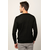 TUDORS Muški džemper Slim Fit crno-sivi